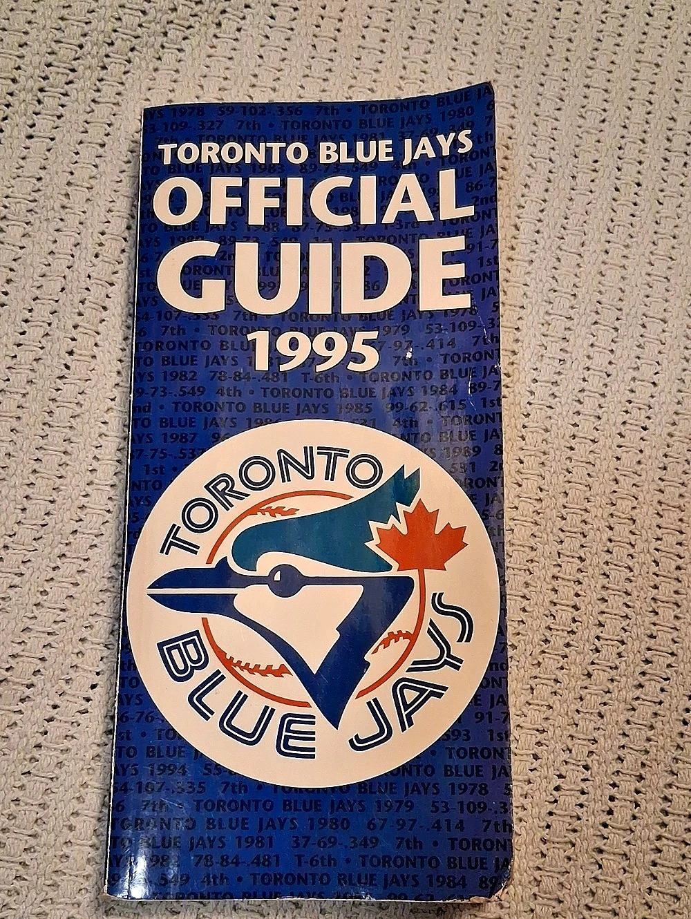 Toronto Blue Jays Official Guide BOOK 1995 Blue & White